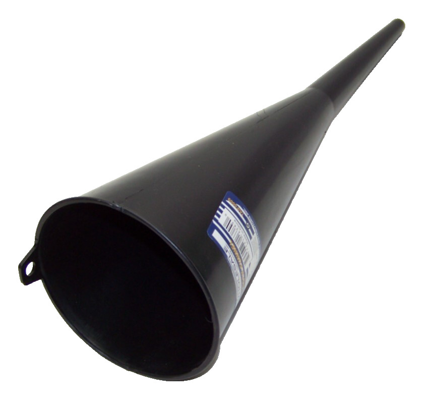 18" Long Neck  Funnel Transmission and Motor Oil Water Filler 5" Dia. Mouth New