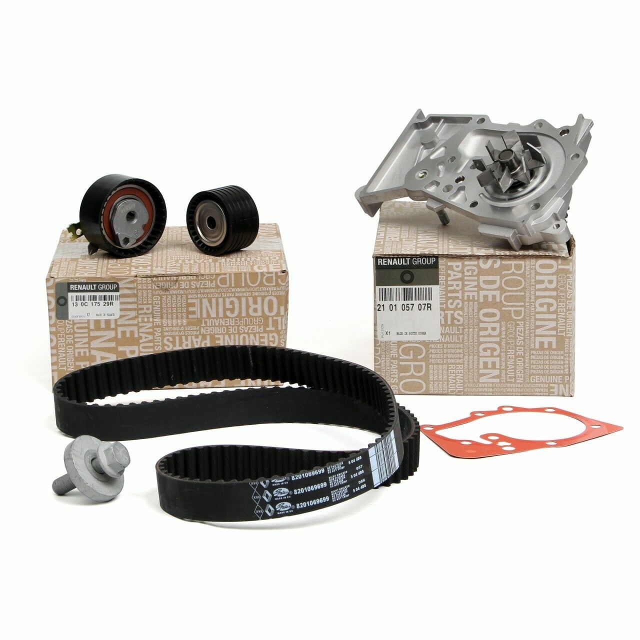 Kit distribution pompe à eau Renault d'origine de qualité supérieure pour Laguna Megane 1.6