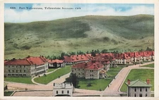 Vintage HHT Co. Postcard Fort Yellowstone National Park