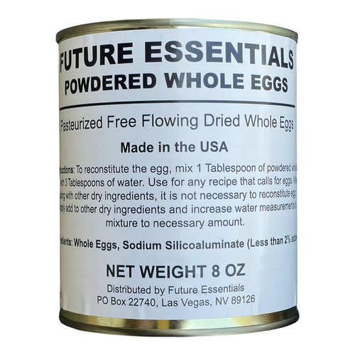 Powdered Whole Eggs by Future Essentials, 8 oz can, Emergency