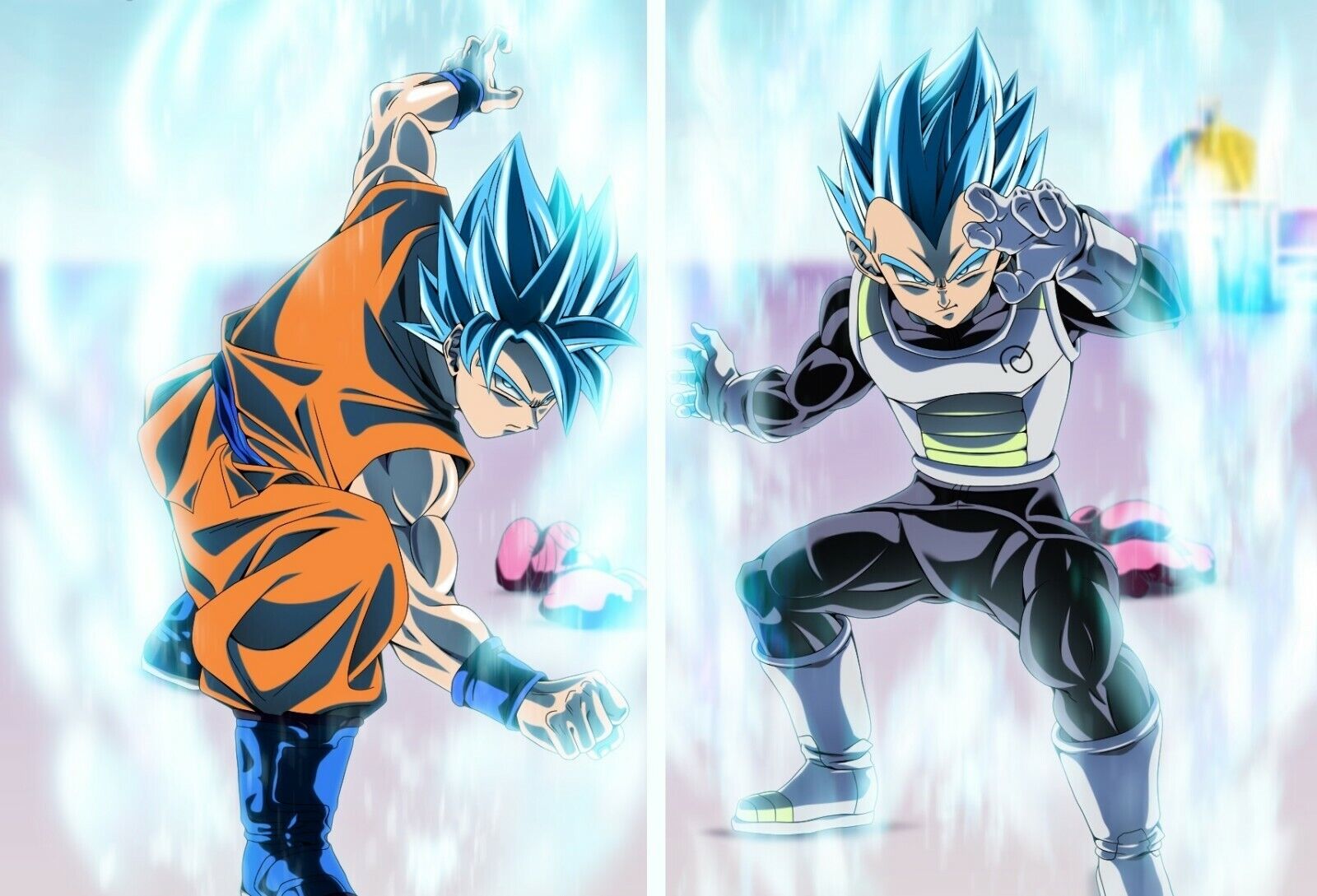 Goku vs Vegeta first fight poses! : r/SHFiguarts