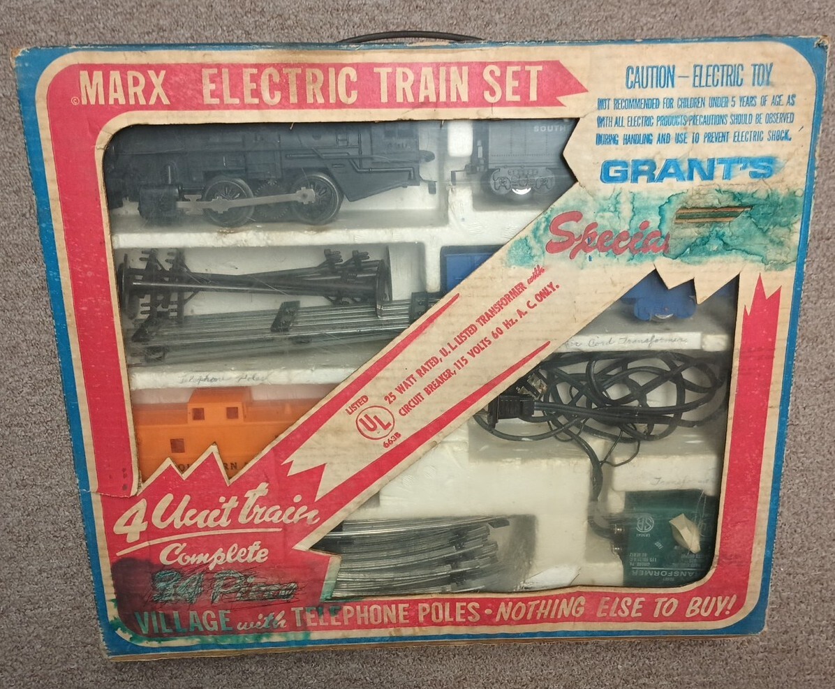 Vintage Marx 4338 Electric Train Set - WORKS WORKING TESTED