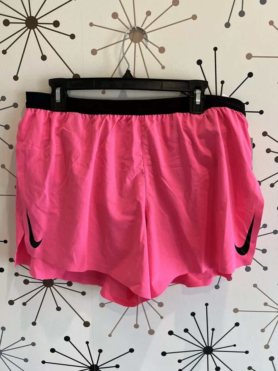 NWT Nike AeroSwift Men's 4 Running Shorts Hyper Pink Size XL Cj7840-639