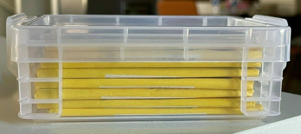 NEW Trading Card WAX PACK Storage Box HARD CASE Cello Sports 80s Baseball GPK - Image 2 of 4