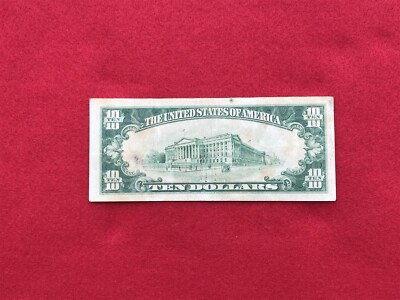 FR-2003D 1928 C Series $10 Cleveland Federal Reserve Note *Very