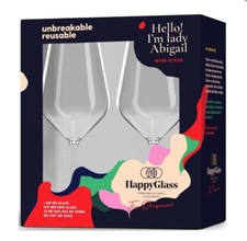 Unbreakable Plastic Wine Glass Hot Tub and Garden - Lady Abigail - Ideal Gift