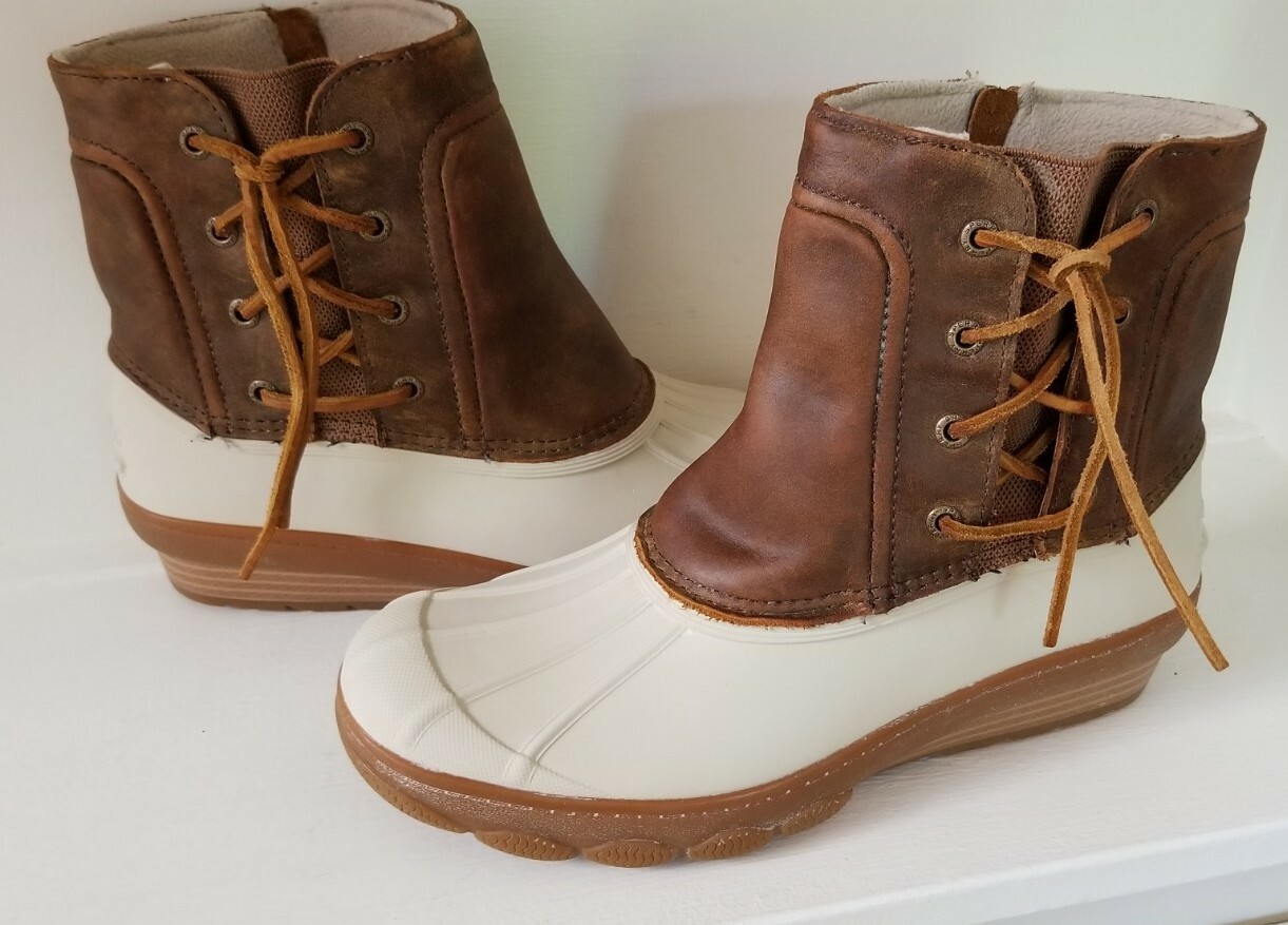 sperry saltwater quilted duck boots oyster