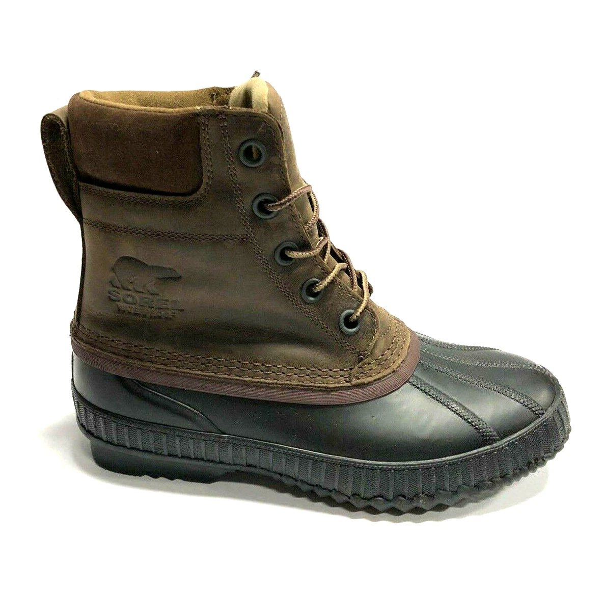 Sorel Men's Cheyanne II, Waterproof Brown Boots, Size 8M.