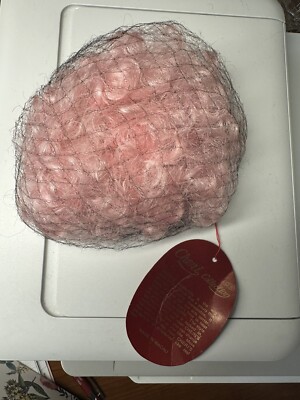 Vintage Pretty Pink Curly Doll Wig Cheri Collection Crown-MACAU