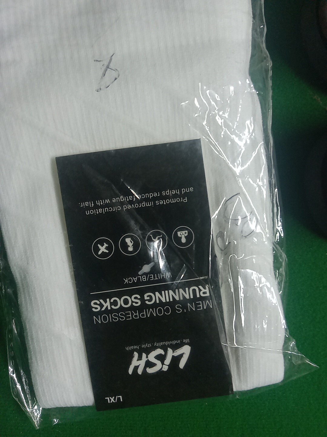 SAOLA Lotto Atletica Leggera: Calze da Corsa Lish Inserti Gel Tacco Cuscino Suola Custodia Impermeabile