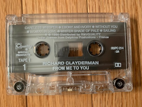 RICHARD CLAYDERMAN - From Me To You - Cassette Tape ~~~~ PLAY TESTED - Picture 4 of 6