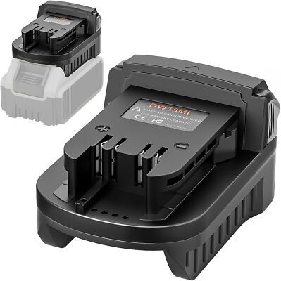 Battery Adapter for Dewalt 20V Battery to For Milwaukee 18V Battery DW18ML