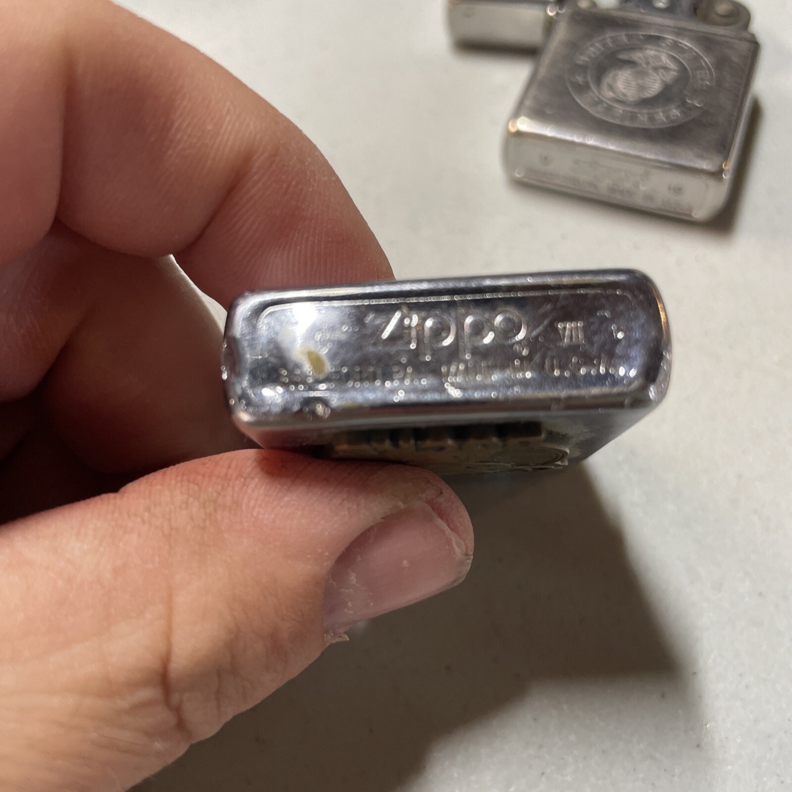 Lot Of 9 Lighters . 4 Zippos And 5 Others! Fast Shipping All Need Fluid