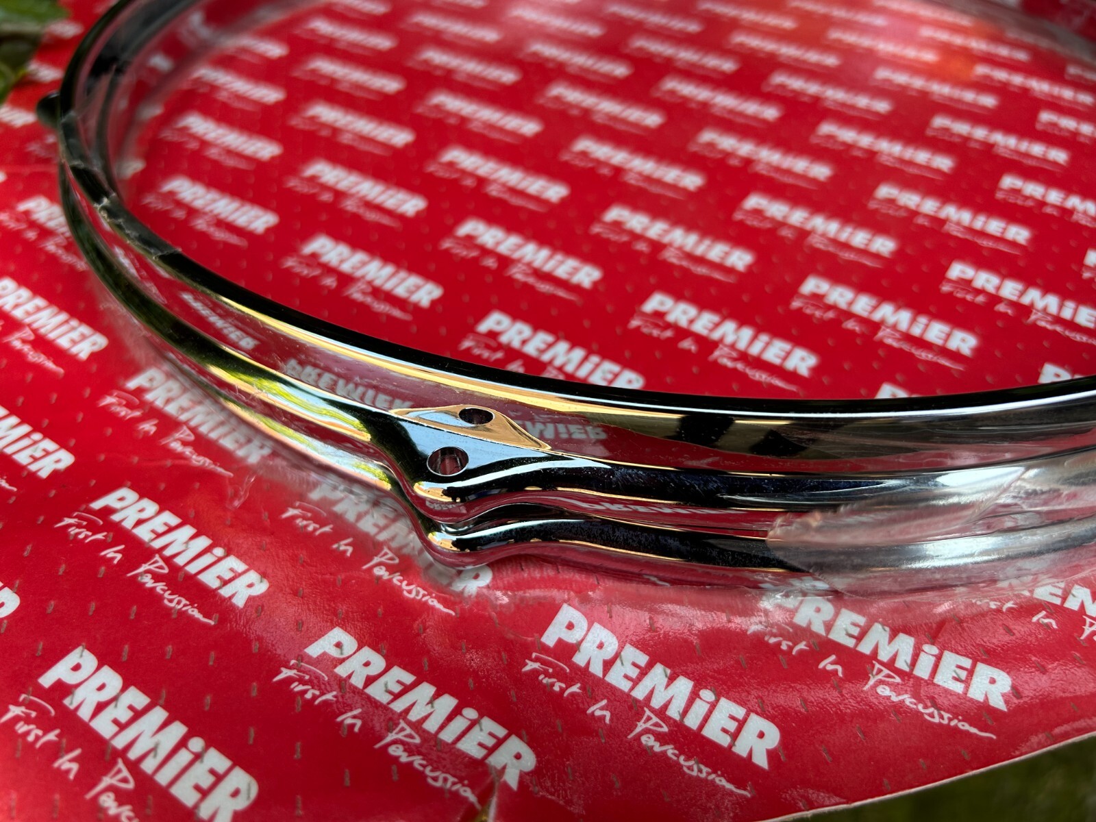 NEW OLD STOCK Premier Drums 13''/ 6lug Die Cast Tom Hoops | Pair | 0763 photo 1