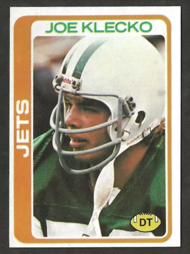 1978 Topps #287 JOE KLECKO New York Jets ROOKIE - Flawless Surface - 48