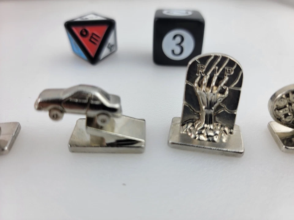 Scene It Disney Channel Edition 4 Metal  Tokens &  Dice Replacement Game Pieces - Image 3 of 4