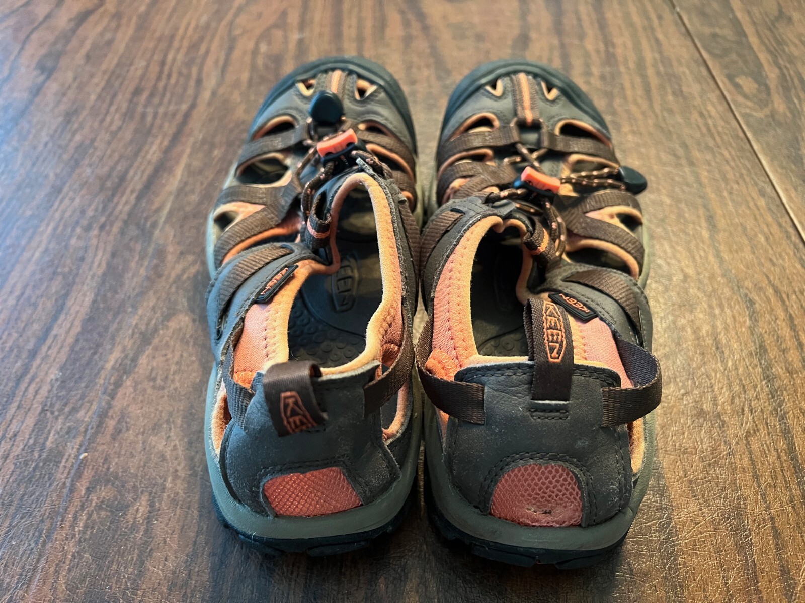 Sandali Keen donna scarpe da trekking acqua marrone arancione misura 8 5 foro minore