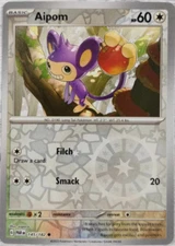 Pokemon - Aipom 145/182 - Paradox Rift - Reverse Holo - NM/M