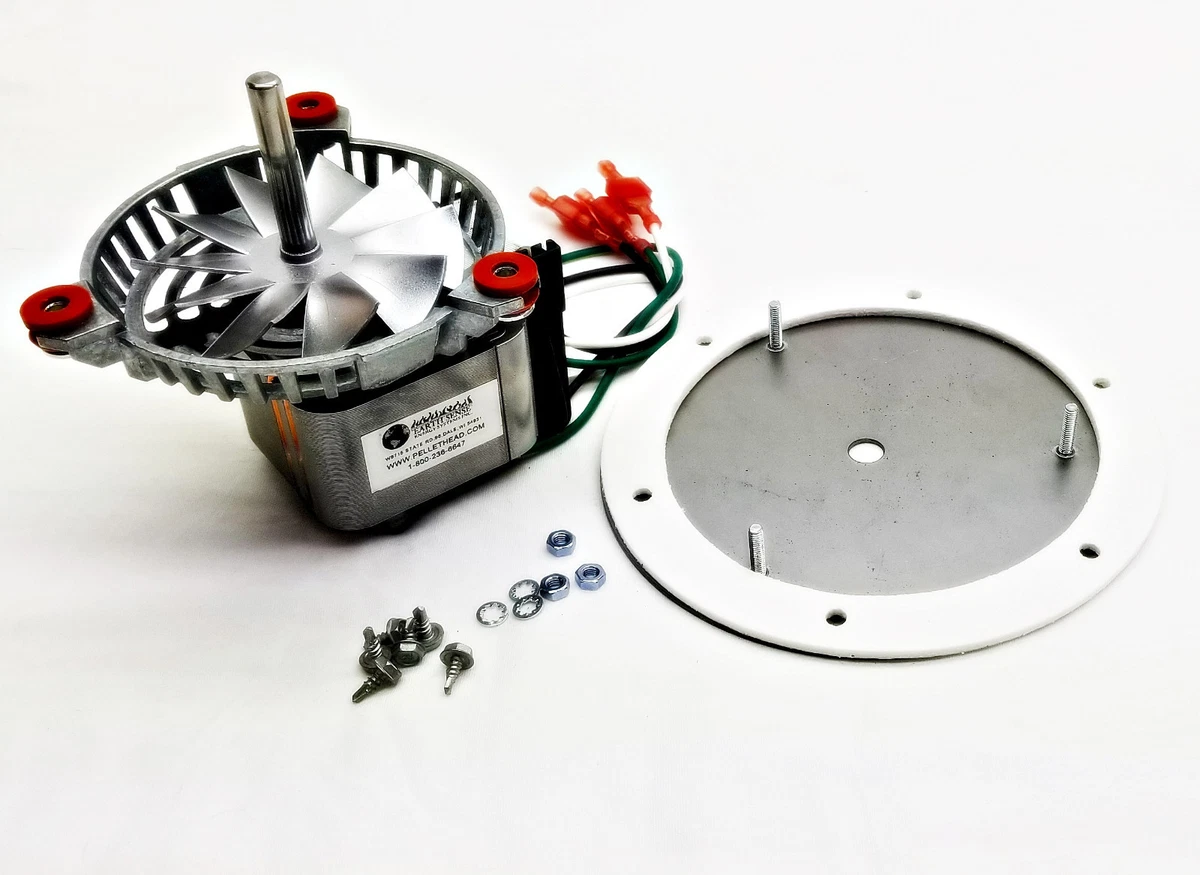 Breckwell u0026amp; USSC Pellet Stove Combustion Blower Exhaust Fan Motor Kit,  A-E-027 | eBay