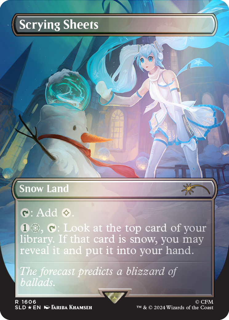 Magic the Gathering Secret Lair x Hatsune Miku: Winter Diva EN