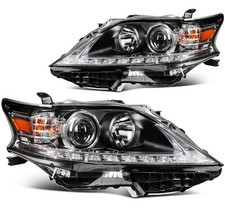 Pair Headlights Assembly For 2013-2015 Lexus Rx350 Rx450h W Projector Headlamp