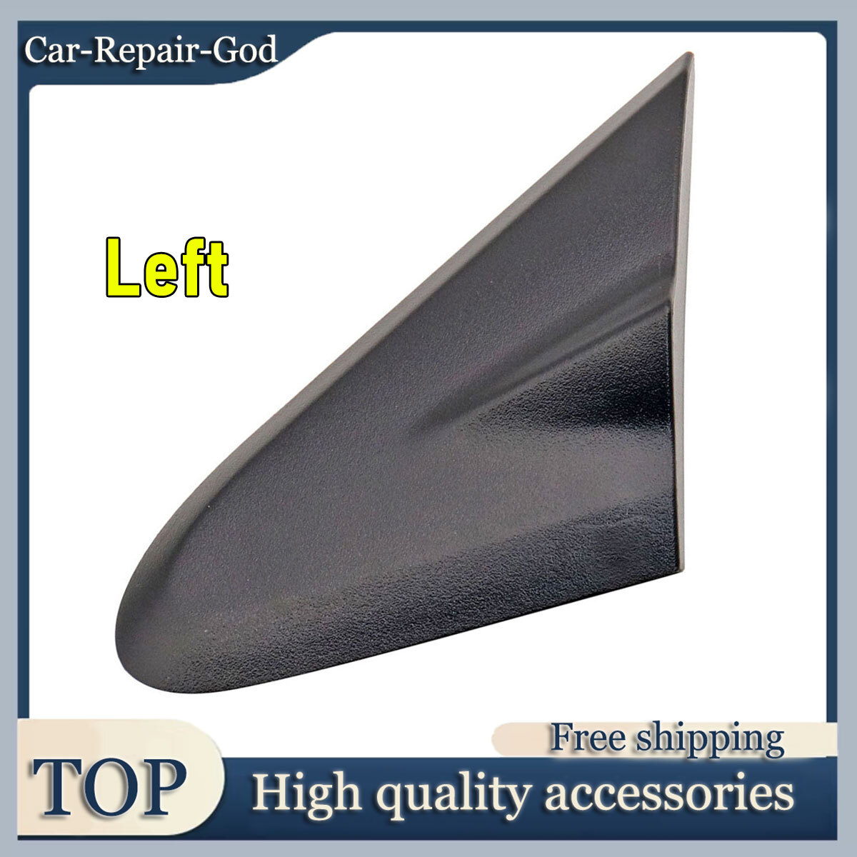 Mirror Finisher Triangle Cover Trim Fit For 2012-2020 Chevrolet Sonic Left Side
