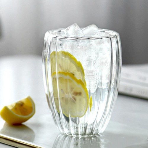 *Vasos aislantes de doble pared taza térmica de vidrio de café taza de té 250/350/450 ml - Imagen 11 de 19