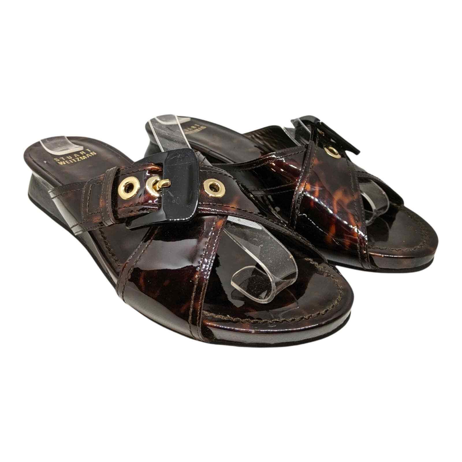 stuart weitzman tortoise wedge