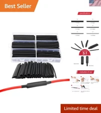 Quality 130 Pcs Heat Shrink Tubing Assortment - Perfect for DIY Projects