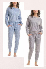 Splendid Women 2 Piece Lounge Set Henley Top Jogger Pant Size S, M