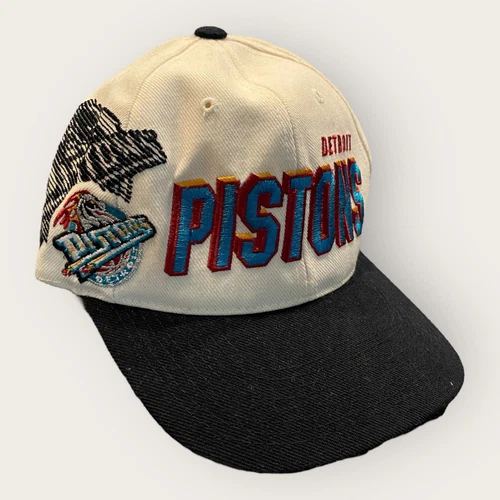 Detroit Pistons Logo Athletic Vintage '90s Snapback Cap/Hat