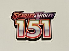 1x Pokemon 151 Binder/Display Sticker Made in USA Durable Vinyl Laptop/Luggage