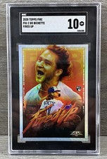 TRUE 1/1 Error Card 2020 Topps Fire Fired Up #FIU-2 Bo Bichette RC *SILVER* READ