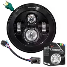 Eagle Lights 7" Black LED Headlight 2014 -2023 Harley Ultra, Electra Glide, CVO