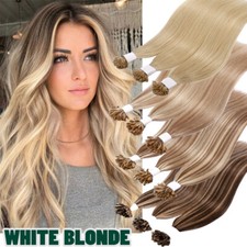 Pre Bonded Keratin Fusion Nail U Tip Hair Extensions Thick Remy Human Hair 1G/S