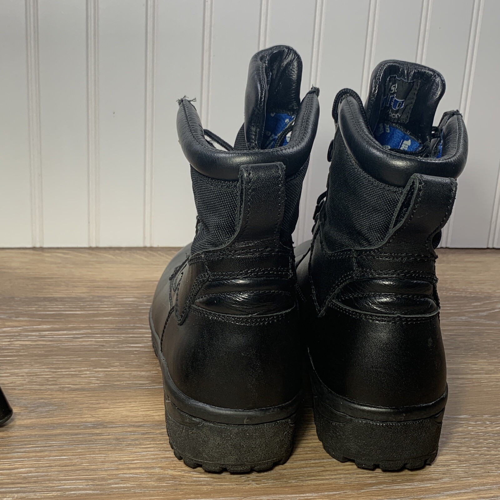 Men's Rocky Tactical Waterproof Black Duty Boots Lace Up SIZE 5W eBay