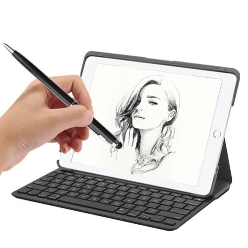 2 in 1 Touch Screen Pen Stylus Pen Universal For Smart Phone Tablet iPad iPhone - Picture 3 of 6