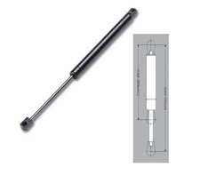 SUSPA® C16-09209 16" Gas Prop/Strut 38 lbs - Set of Two