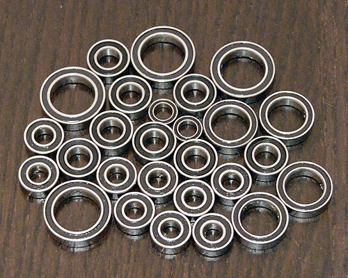 (27pcs) TRAXXAS T-MAXX 3.3 (OLD) / T-MAXX (TRX2.5R) Rubber Sealed Bearing Set - Picture 1 of 1