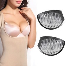 2 Pairs Silicone Cup Shaped Bra Pads Insert Covers for Women Ladies Girls