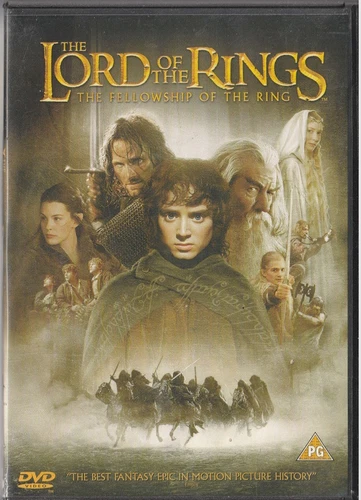 LORD OF THE RINGS. Fellowship of the Ring DVD. 2001 New Line Cinema. Gebruikt.