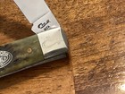 Case Collector Club Barehead single blade Trapper Knife, green bone Unused  — photo 4
