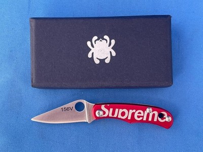 Spyderco C133ALPRD Bug Knife Slip Joint Red Aluminum Supreme Collector #156V