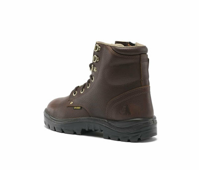 まるまる　チャコールグレーS Steel Blue Work Boots Mens Argyle 6 Inch Slip Resistant Steel Toe