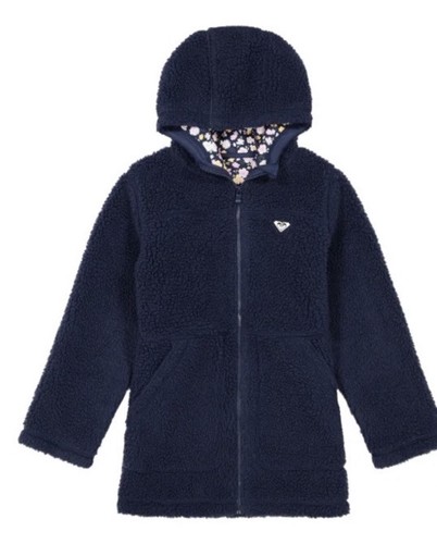 Roxy Youth Plush Jacket Blue Size Small 7/8 NWT - Picture 3 of 6