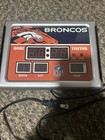 Denver Broncos NFL Football Game Day Electronic Scoreboard Clock Thermometer — photo 2