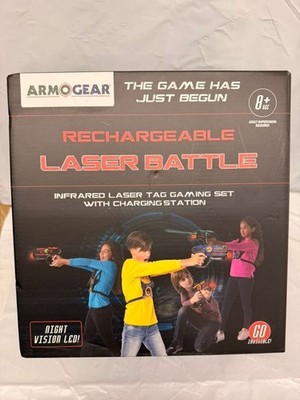 ArmoGear Laser Battle Set 4 Guns + 4 Vests Infrared Laser Tag Toys