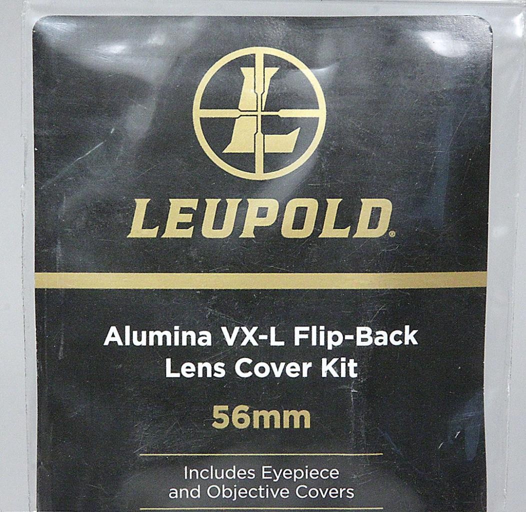 Leupold Alumina VX-L Caps Flip-Back Lens Cover Kit, Fits VX-L 56mm