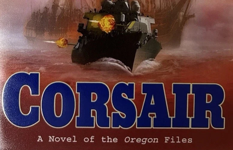 Signed x2 Corsair Clive Cussler Jack Du Brul 2009 HCDJ Putnam Books Very Good Foto 4 de 4