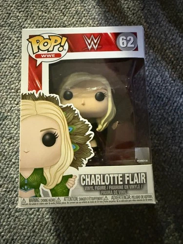 WWE Charlotte Flair Funko Pop Slightly Damaged on the bottom